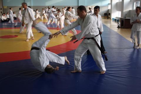 Без умения падать не получится выполнить эффективную технику Айкидо